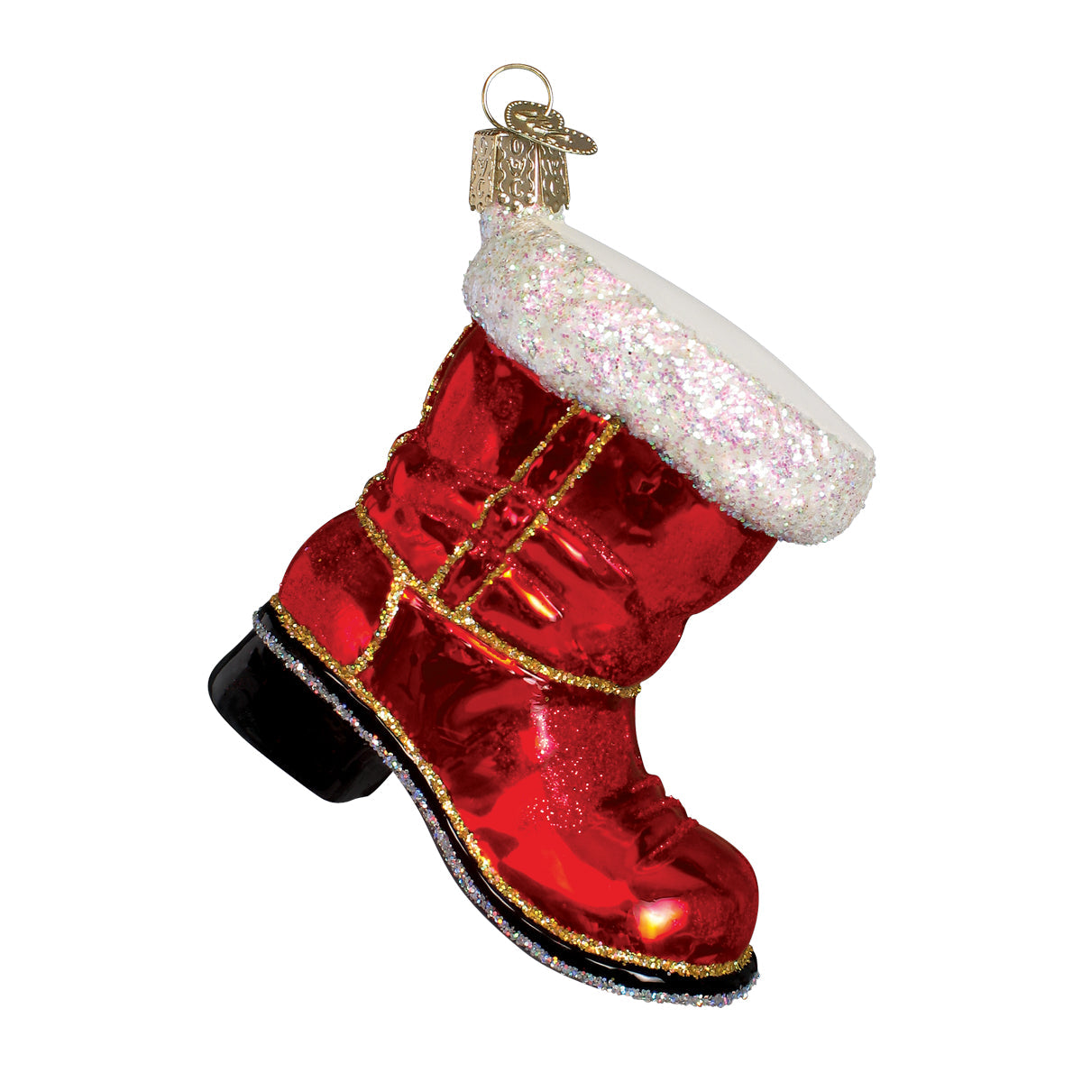 Santa's Boot Ornament - Southlake Paws