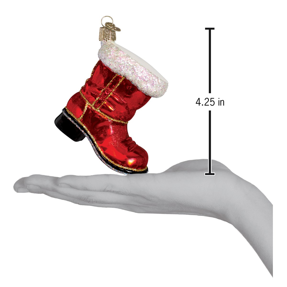 Santa's Boot Ornament - Southlake Paws