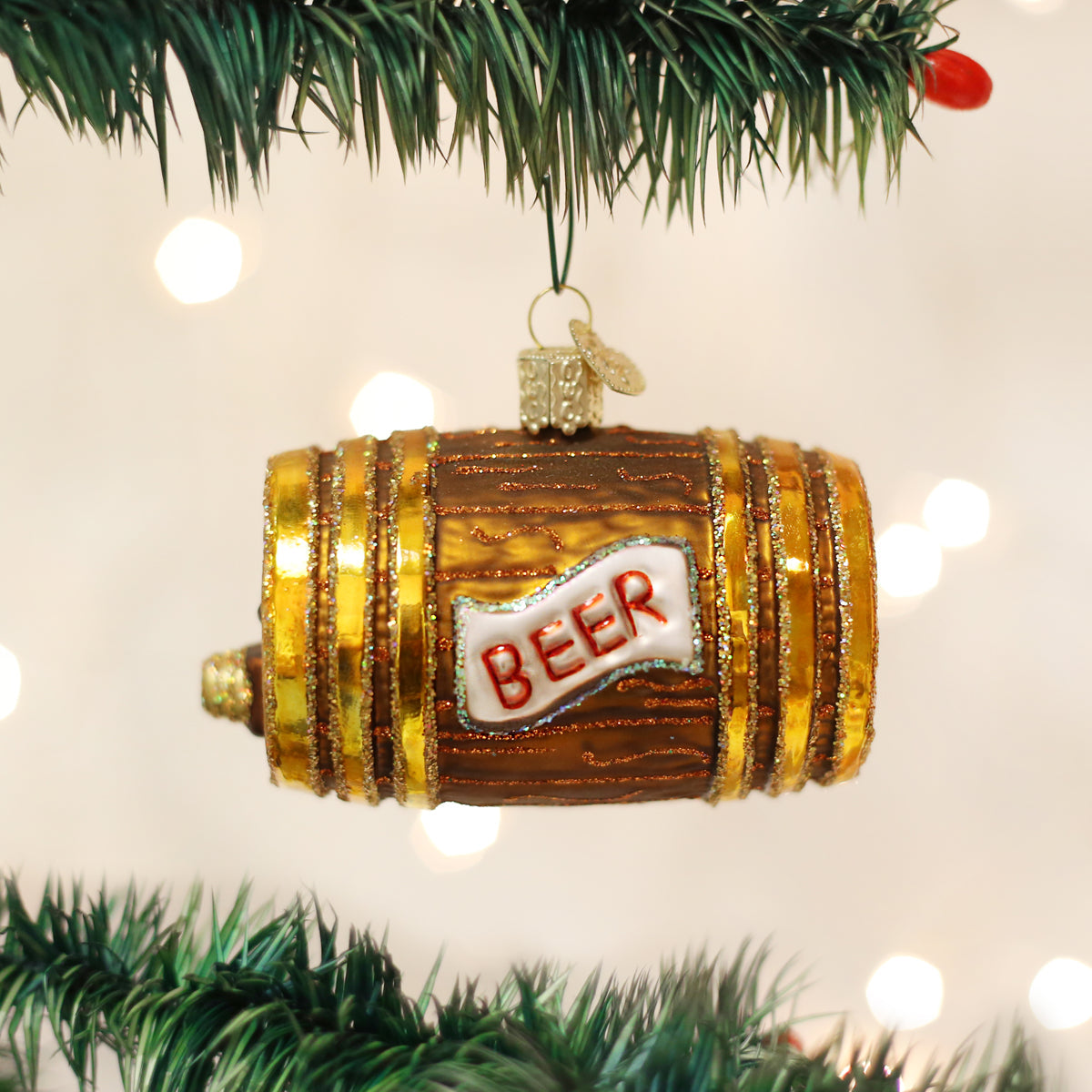 Beer Keg Ornament - Southlake Paws