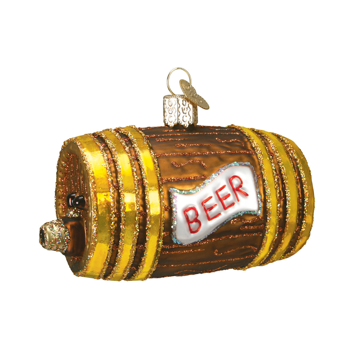 Beer Keg Ornament - Southlake Paws