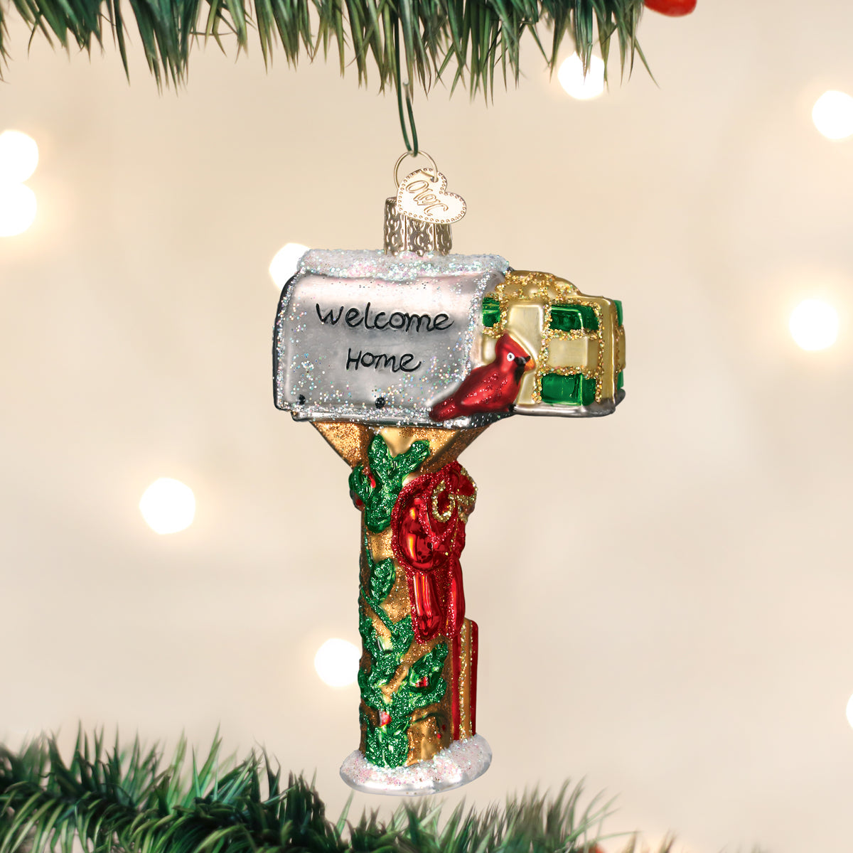 Welcome Home Mailbox Ornament - Southlake Paws