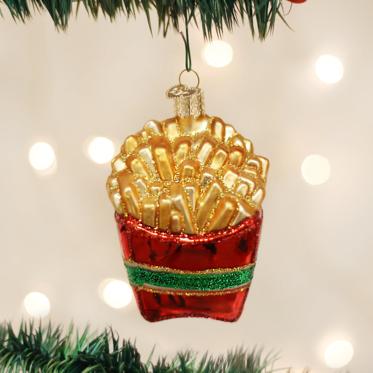 French Fries Ornament - Southlake Paws