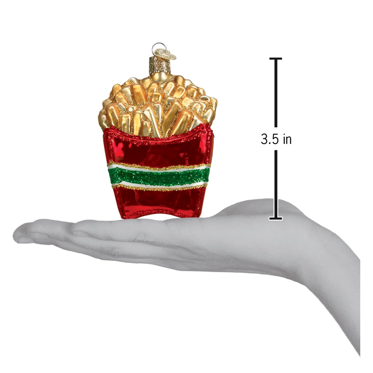 French Fries Ornament - Southlake Paws