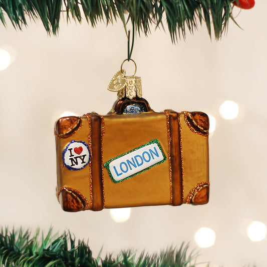 Suitcase Ornament - Southlake Paws