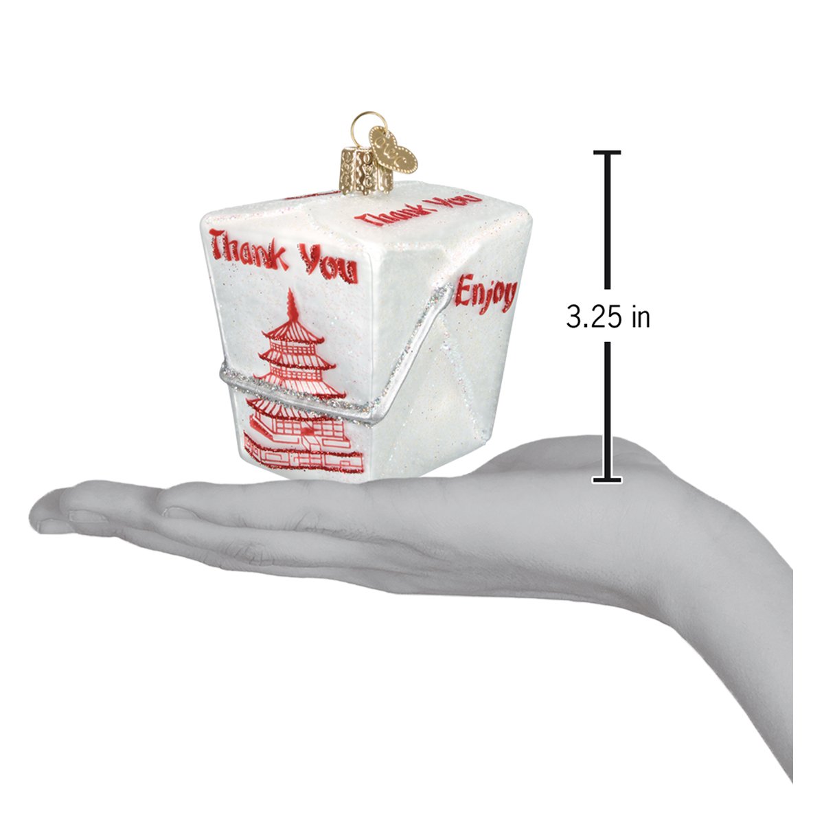 Chinese Take-out Ornament - Southlake Paws