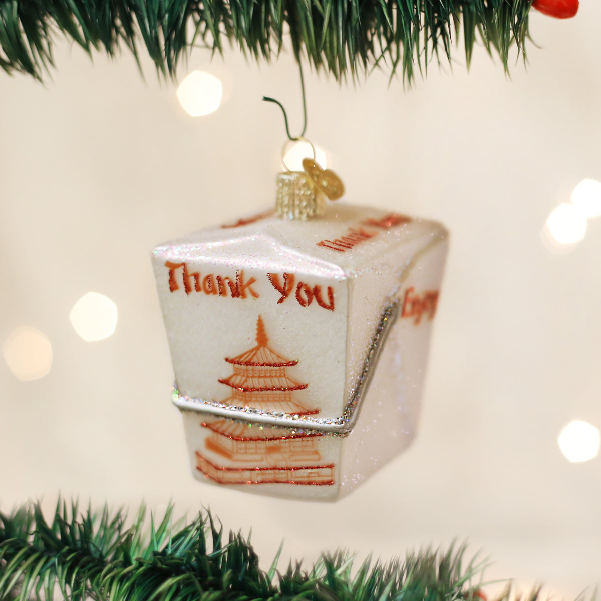 Chinese Take-out Ornament - Southlake Paws