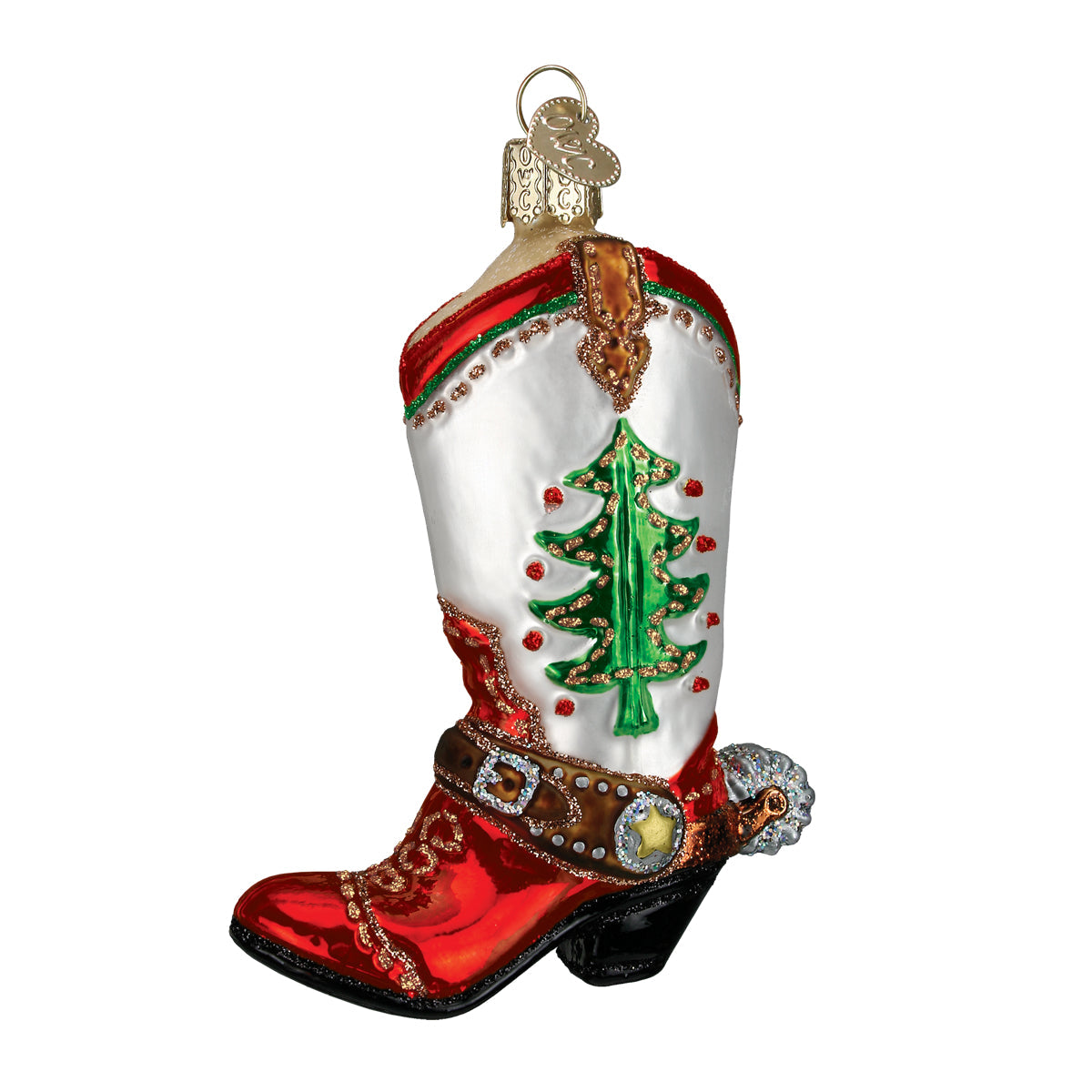 Christmas Cowboy Boot - Southlake Paws