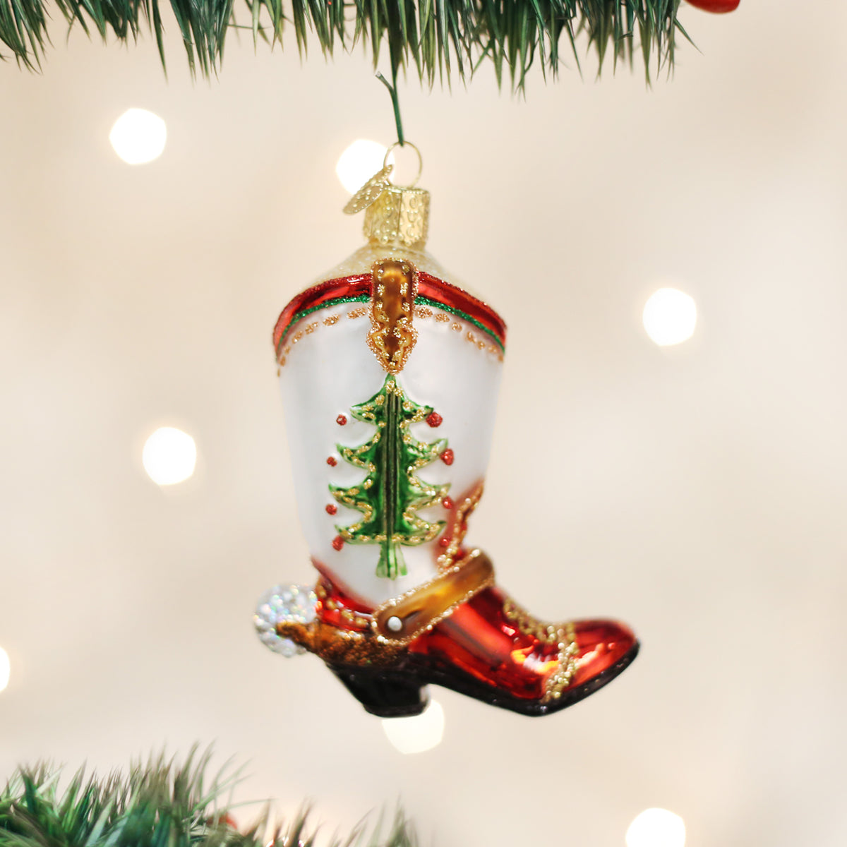 Christmas Cowboy Boot - Southlake Paws