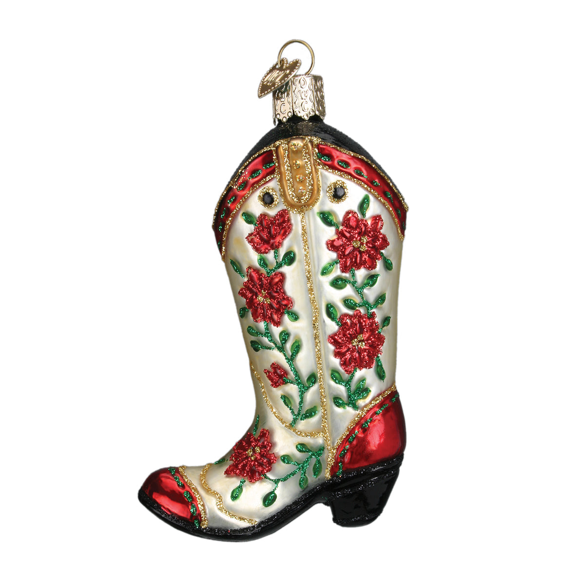 Christmas Cowgirl Boot - Southlake Paws