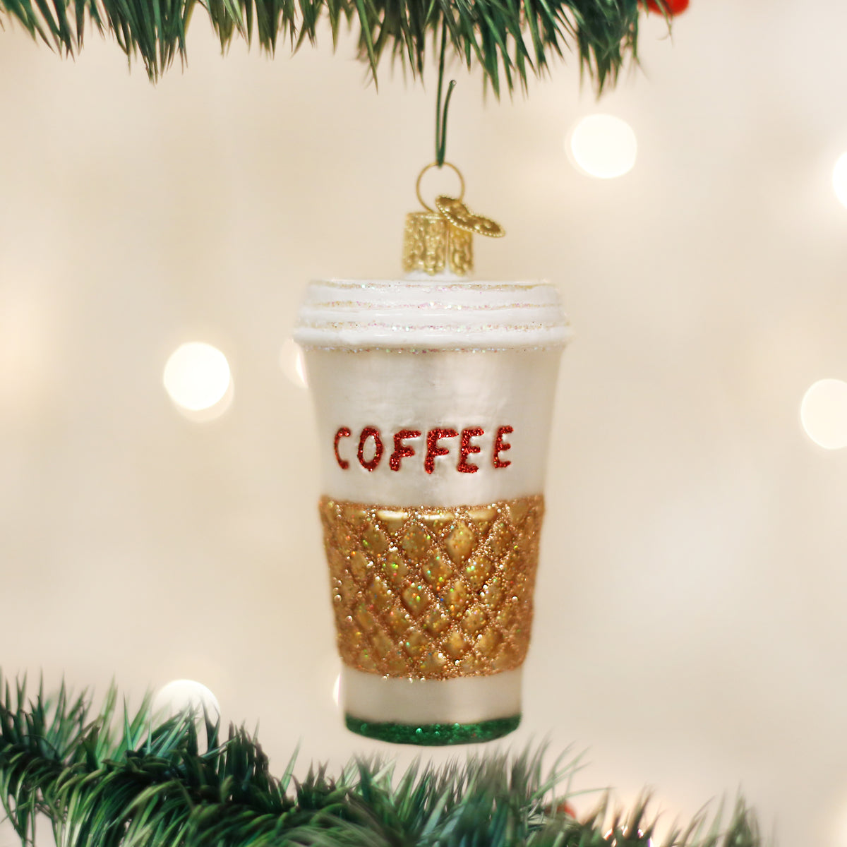 Coffee To Go Ornament - Southlake Paws