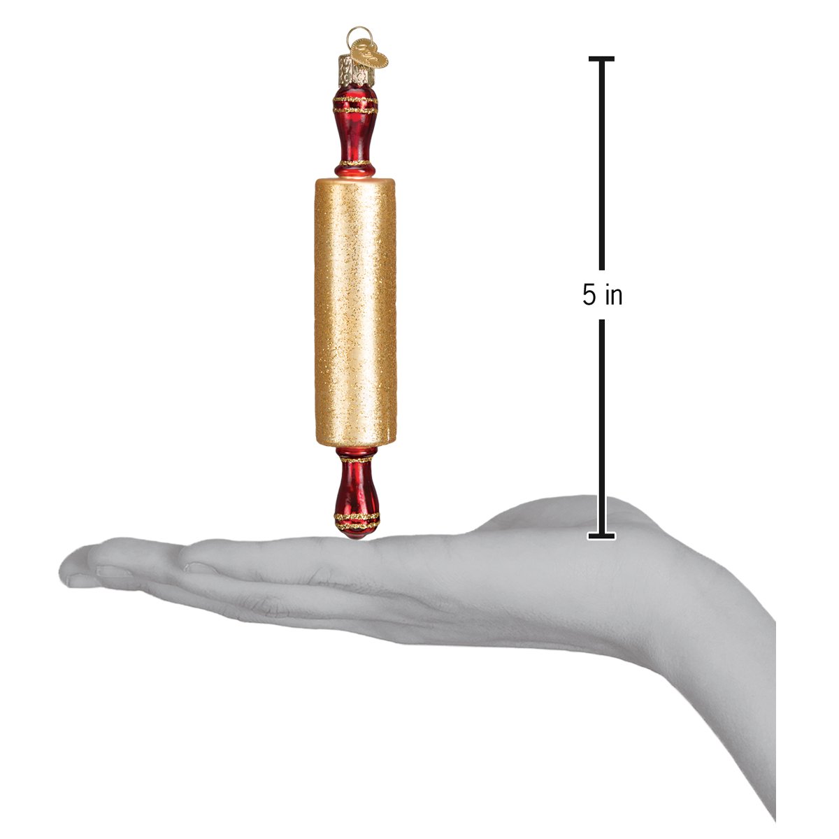 Rolling Pin Ornament - Southlake Paws