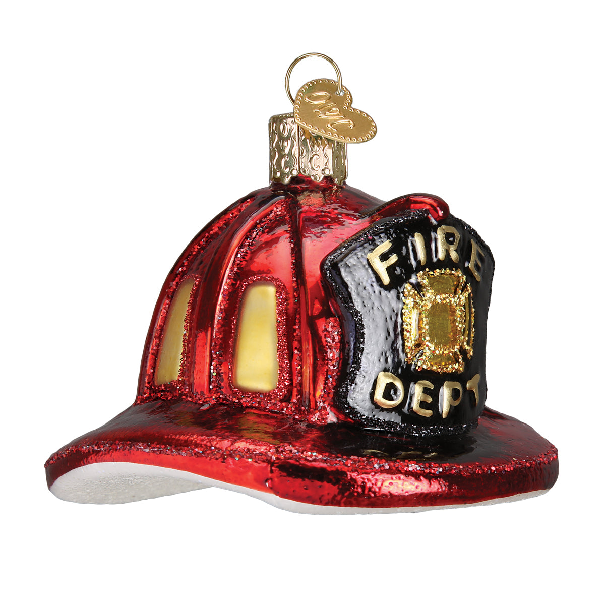 Fireman's Helmet Ornament - Southlake Paws