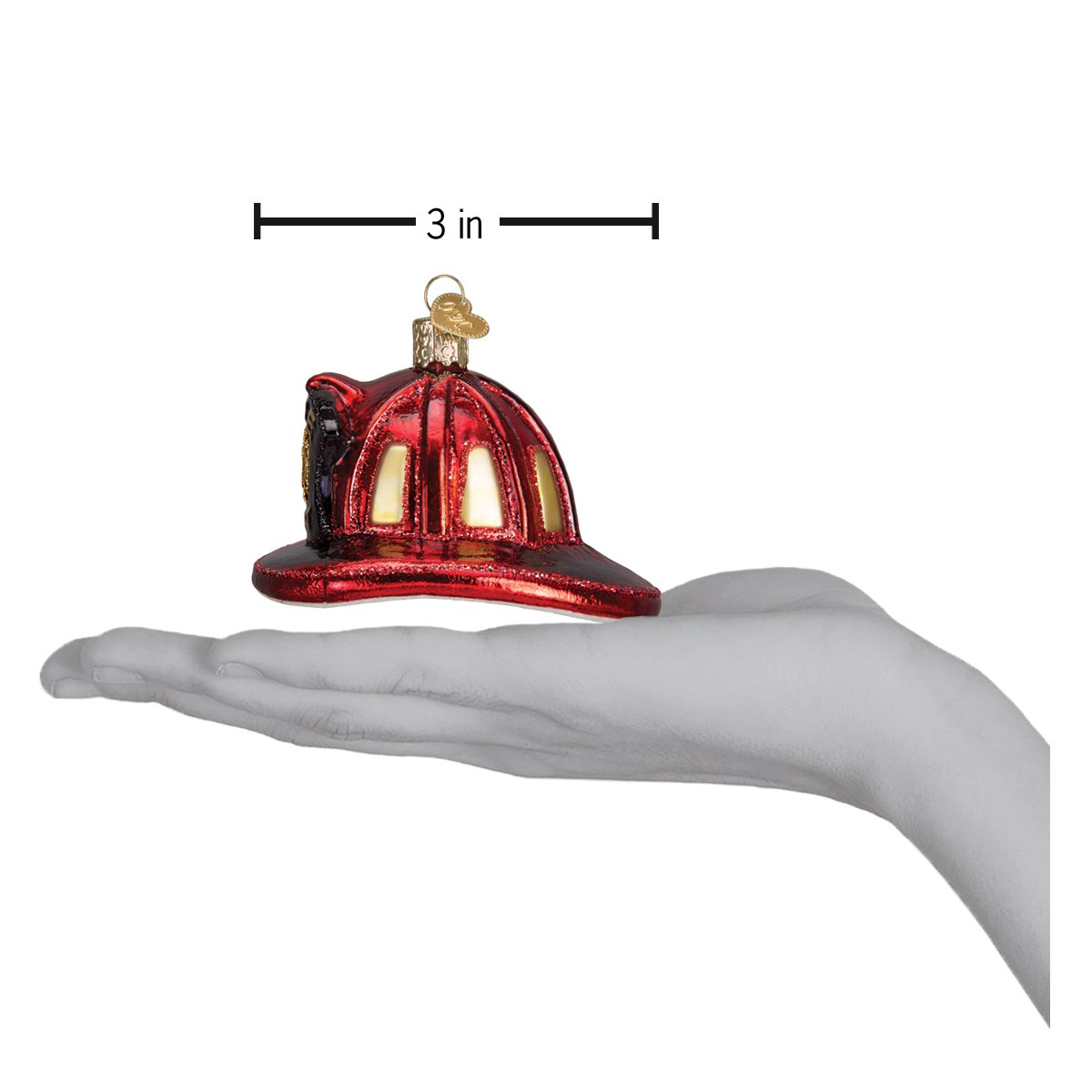 Fireman's Helmet Ornament - Southlake Paws