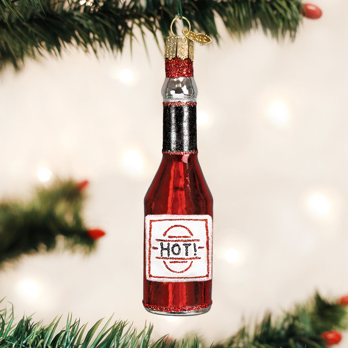 Hot Sauce Ornament - Southlake Paws