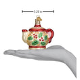 Load image into Gallery viewer, Holly Teapot Ornament - Southlake Paws
