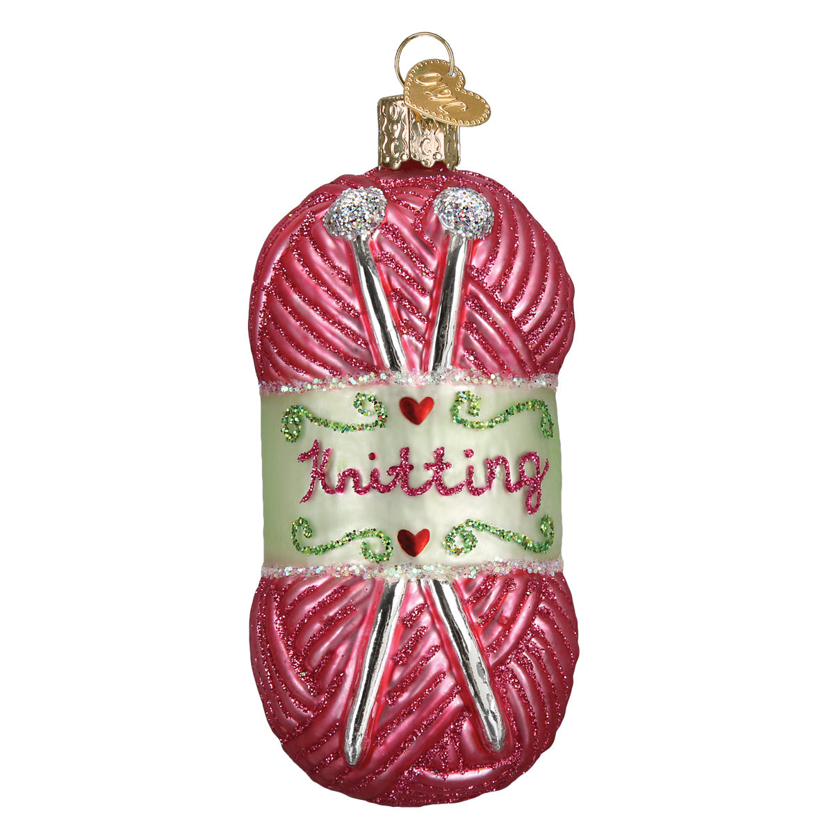 Knitting Yarn Ornament - Southlake Paws