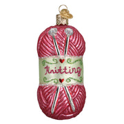 Knitting Yarn Ornament