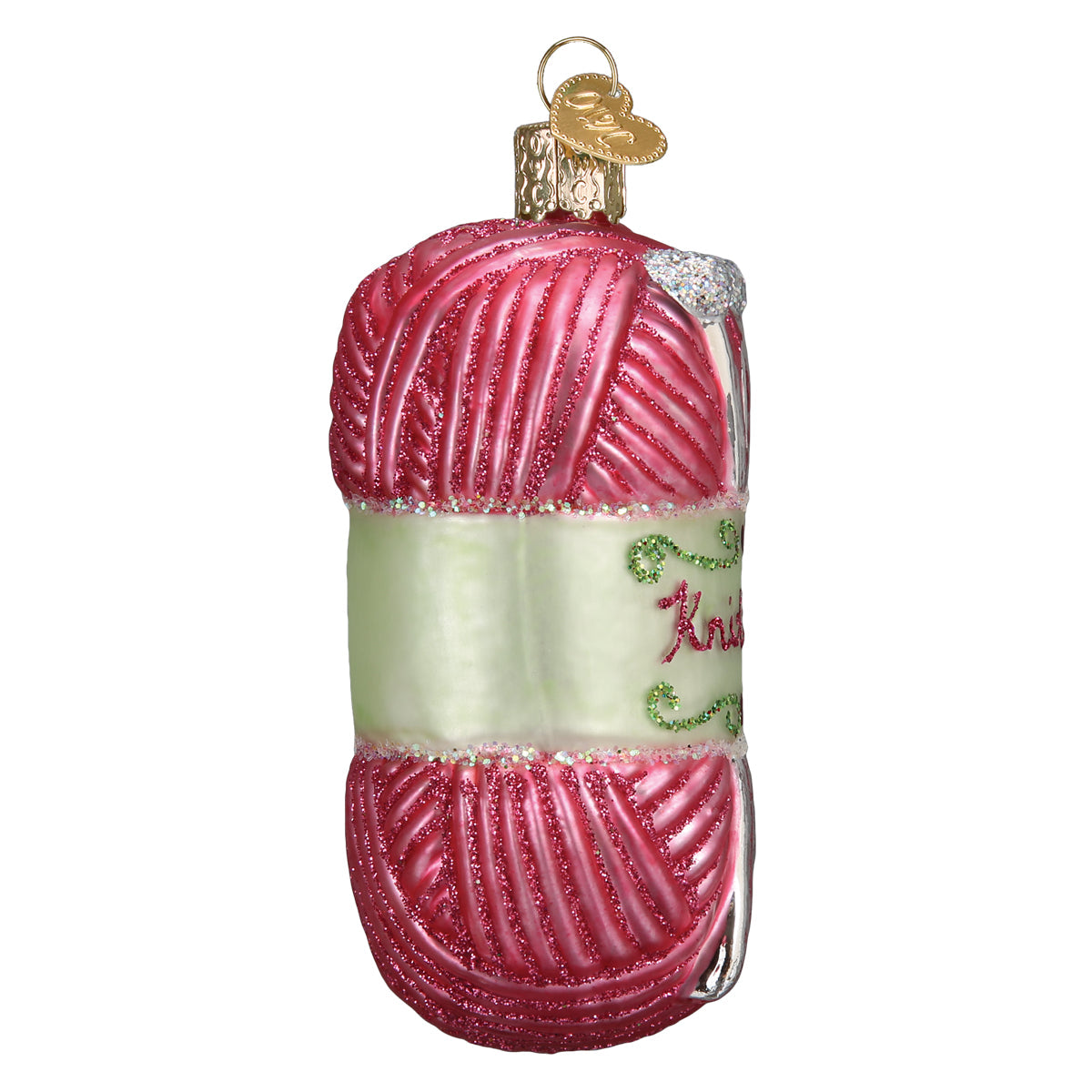 Knitting Yarn Ornament - Southlake Paws