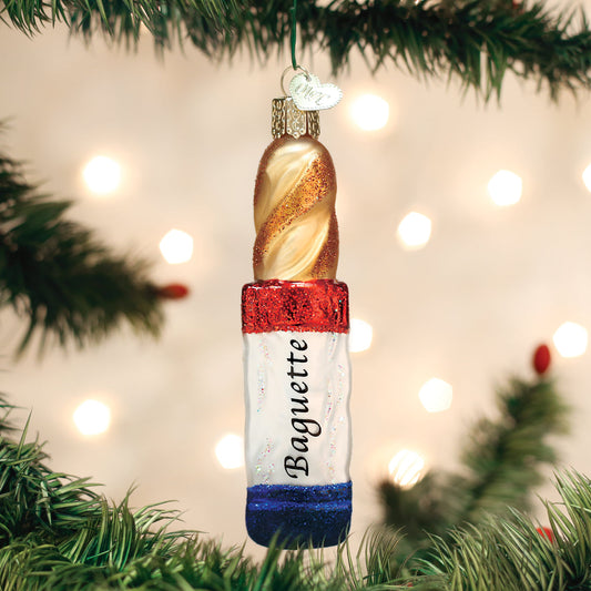 Baguette Ornament - Southlake Paws