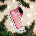 Load image into Gallery viewer, Pink High-top Sneaker - Southlake Paws

