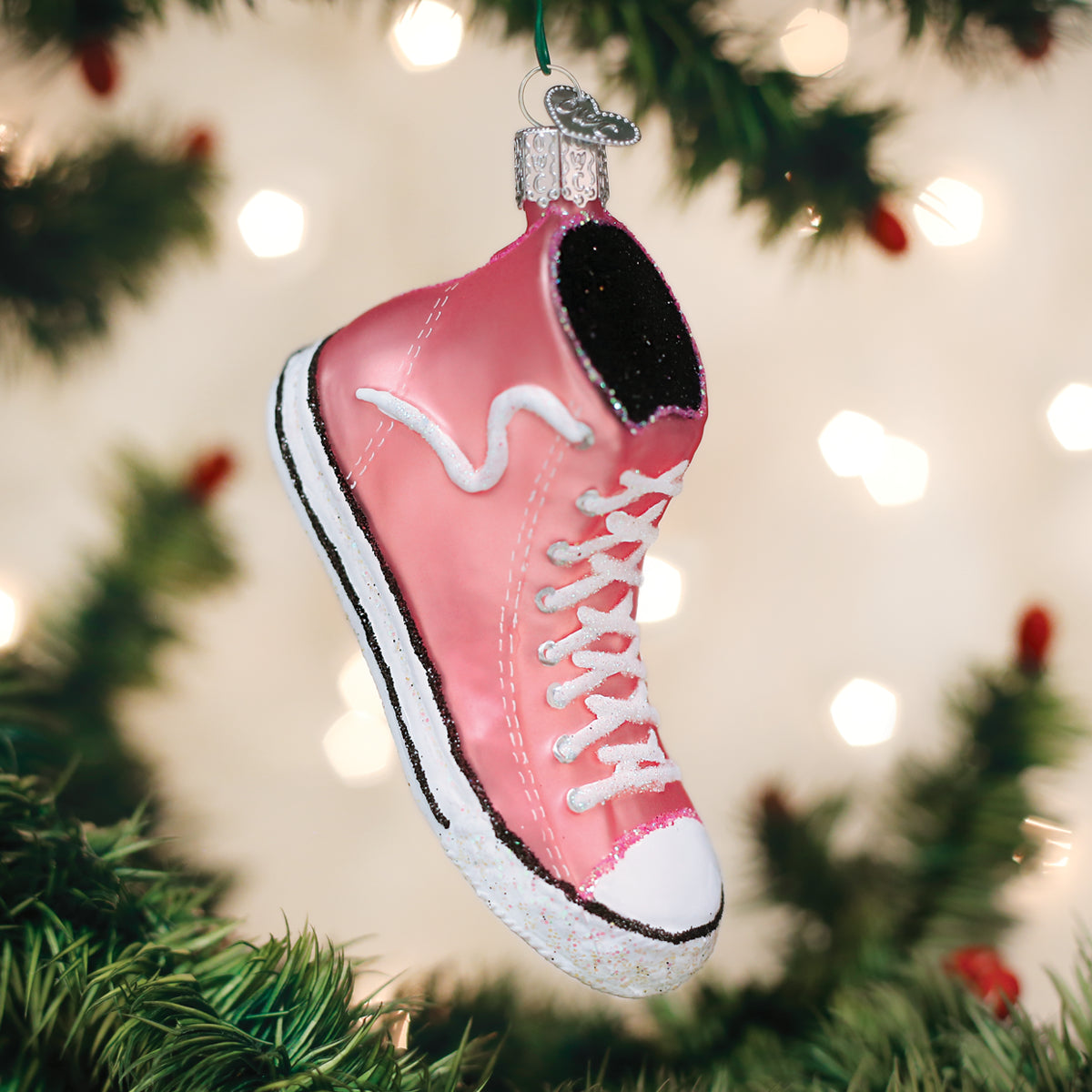 Pink High-top Sneaker - Southlake Paws