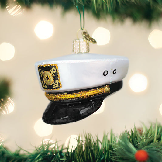 Captain's Cap Ornament - Southlake Paws