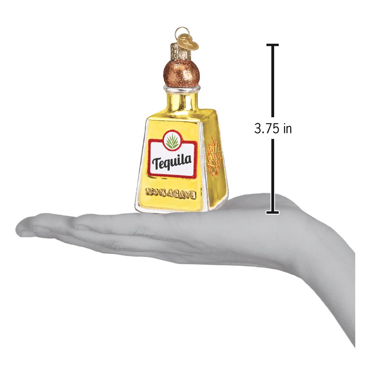 Tequila Bottle Ornament - Southlake Paws