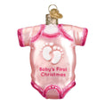 Load image into Gallery viewer, Pink Baby Onesie Ornament - Southlake Paws
