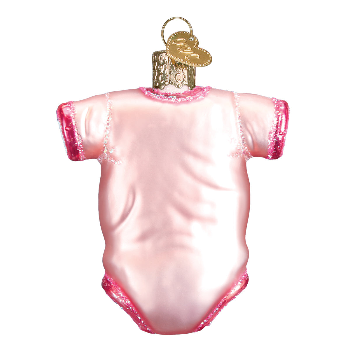 Pink Baby Onesie Ornament - Southlake Paws