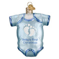 Load image into Gallery viewer, Blue Baby Onesie Ornament - Southlake Paws
