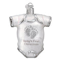 Load image into Gallery viewer, White Baby Onesie Ornament - Southlake Paws
