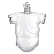 White Baby Onesie Ornament