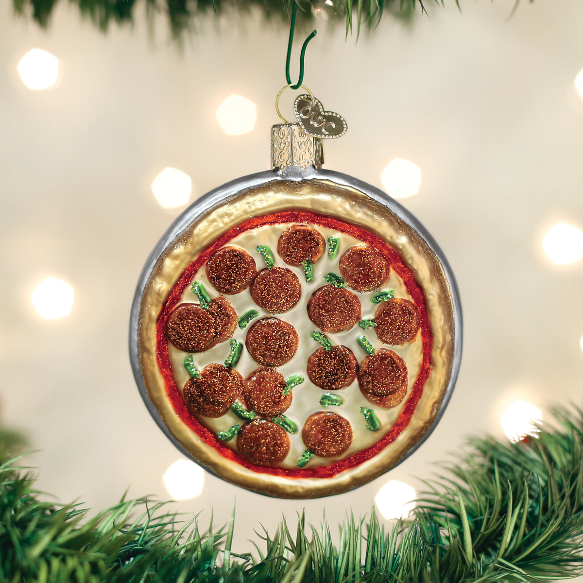 Pizza Pie Ornament - Southlake Paws