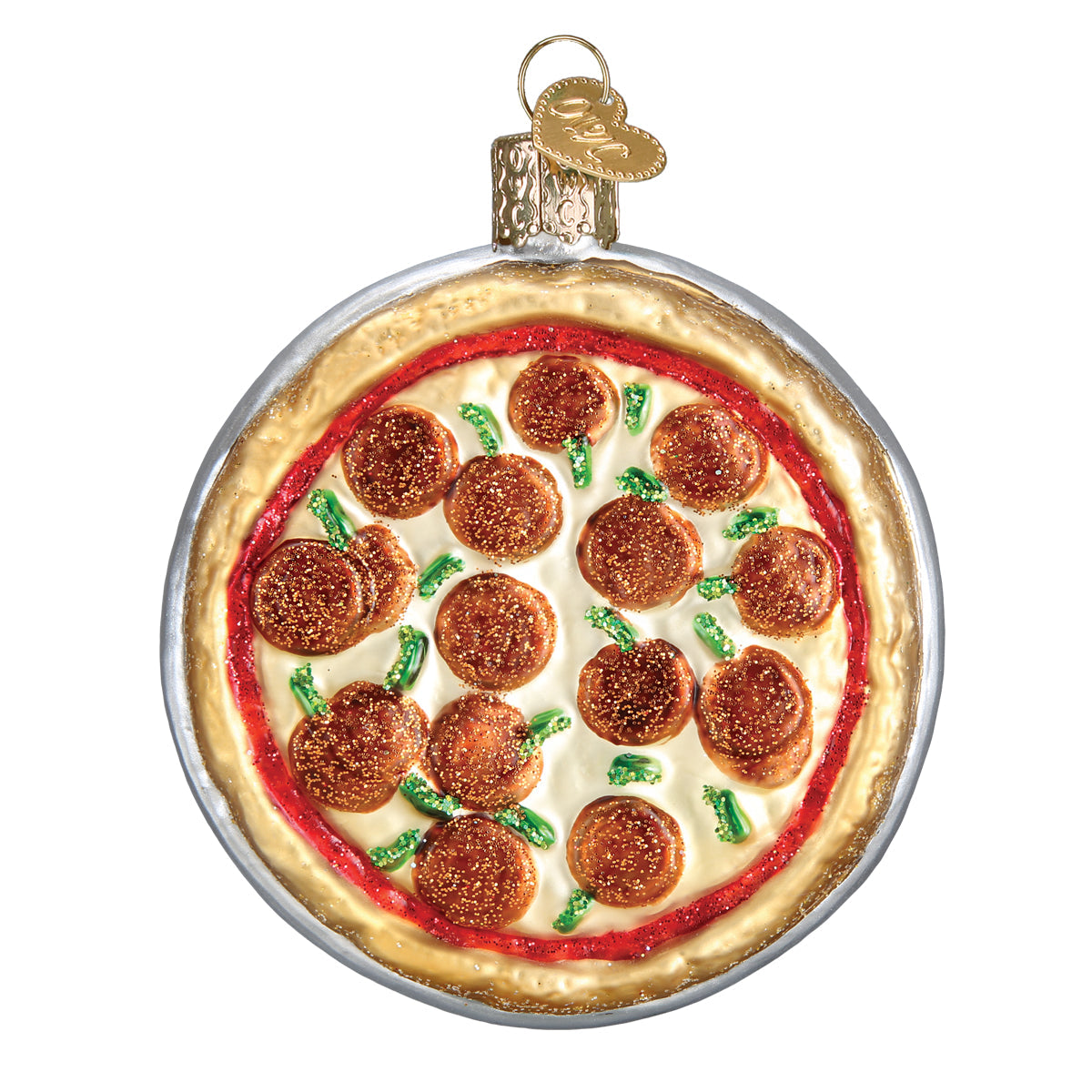Pizza Pie Ornament - Southlake Paws