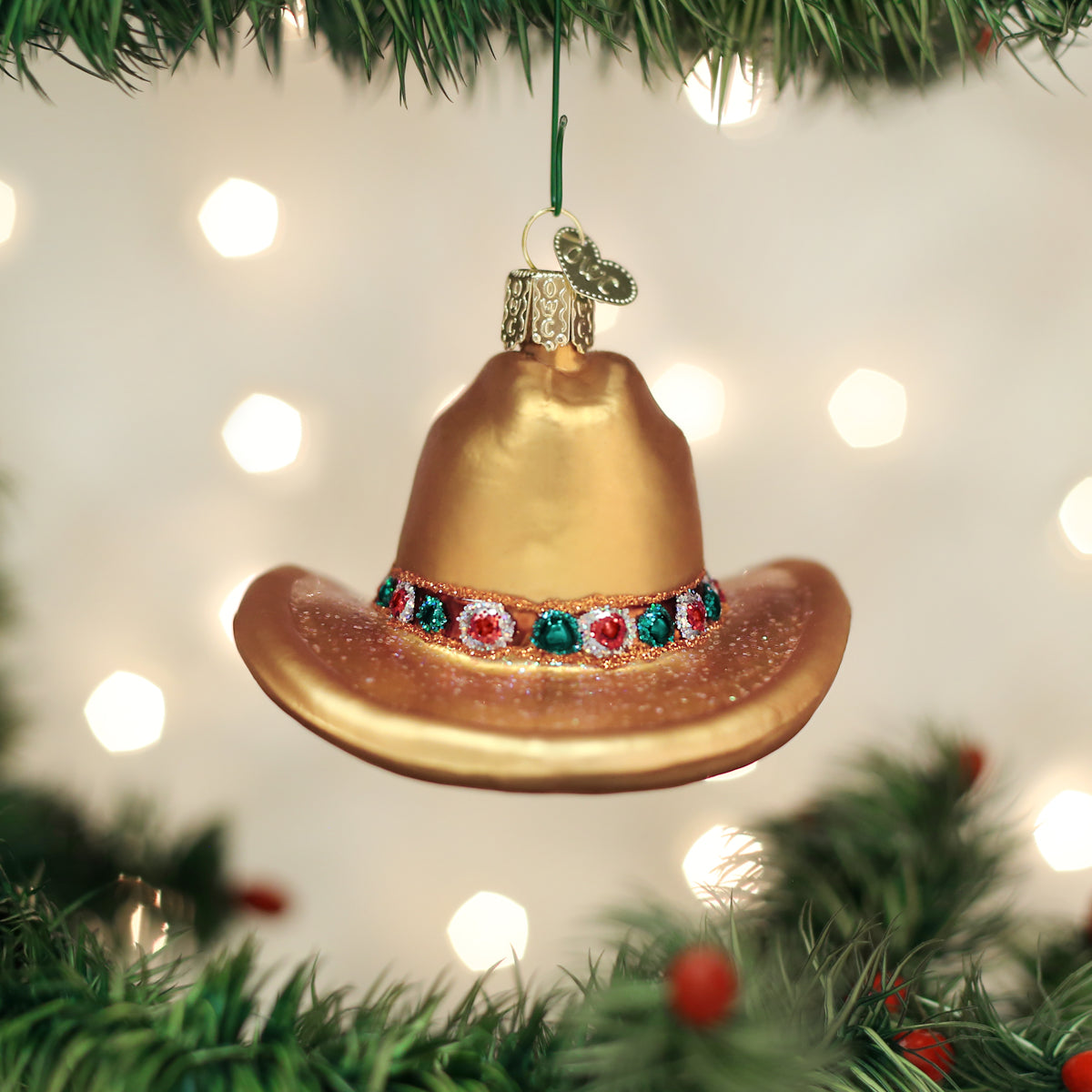 Cowboy Hat Ornament - Southlake Paws