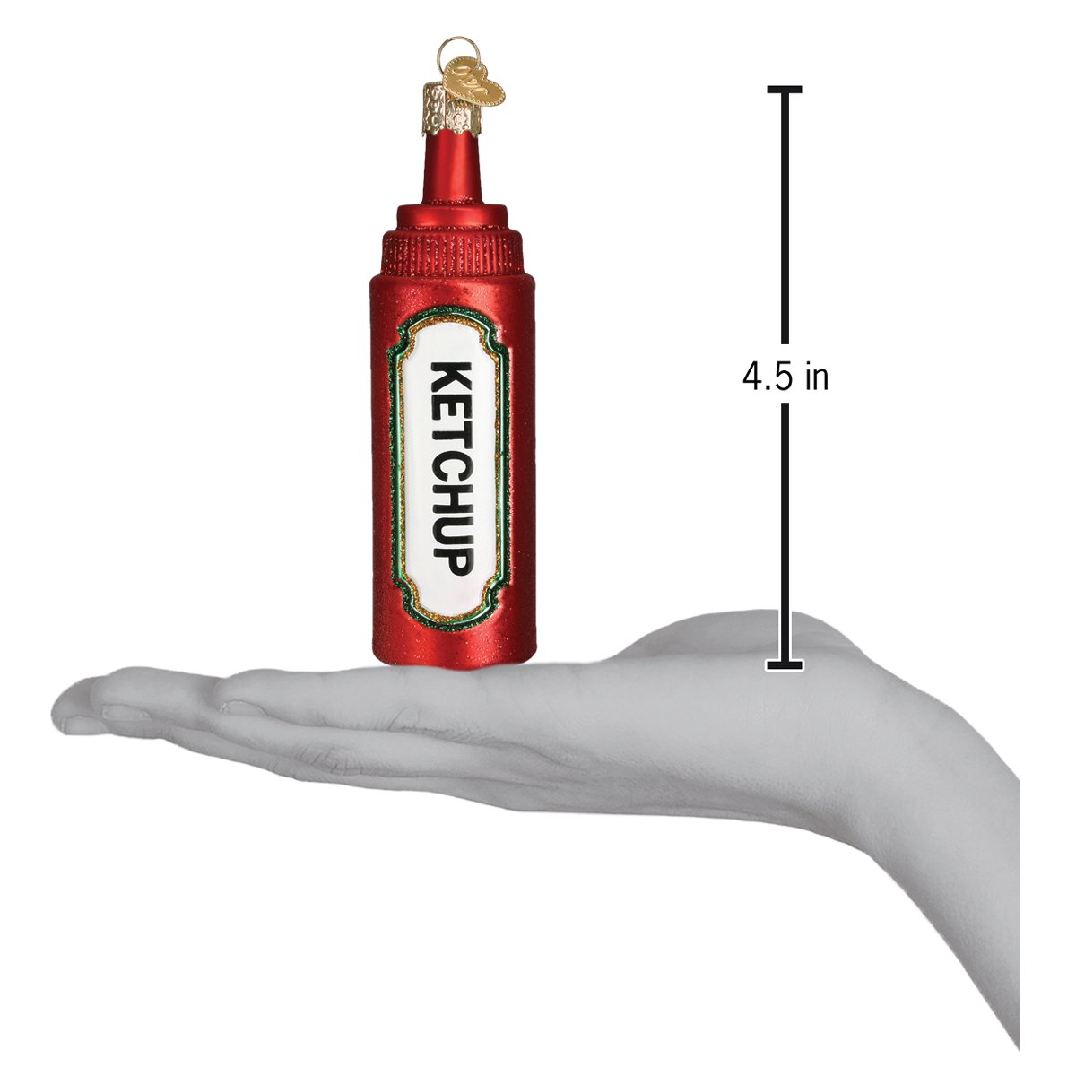 Ketchup Ornament - Southlake Paws