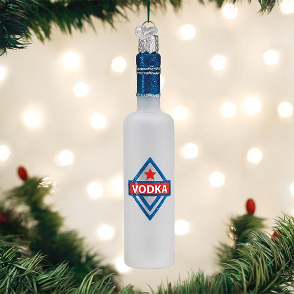 Vodka Bottle Ornament - Southlake Paws