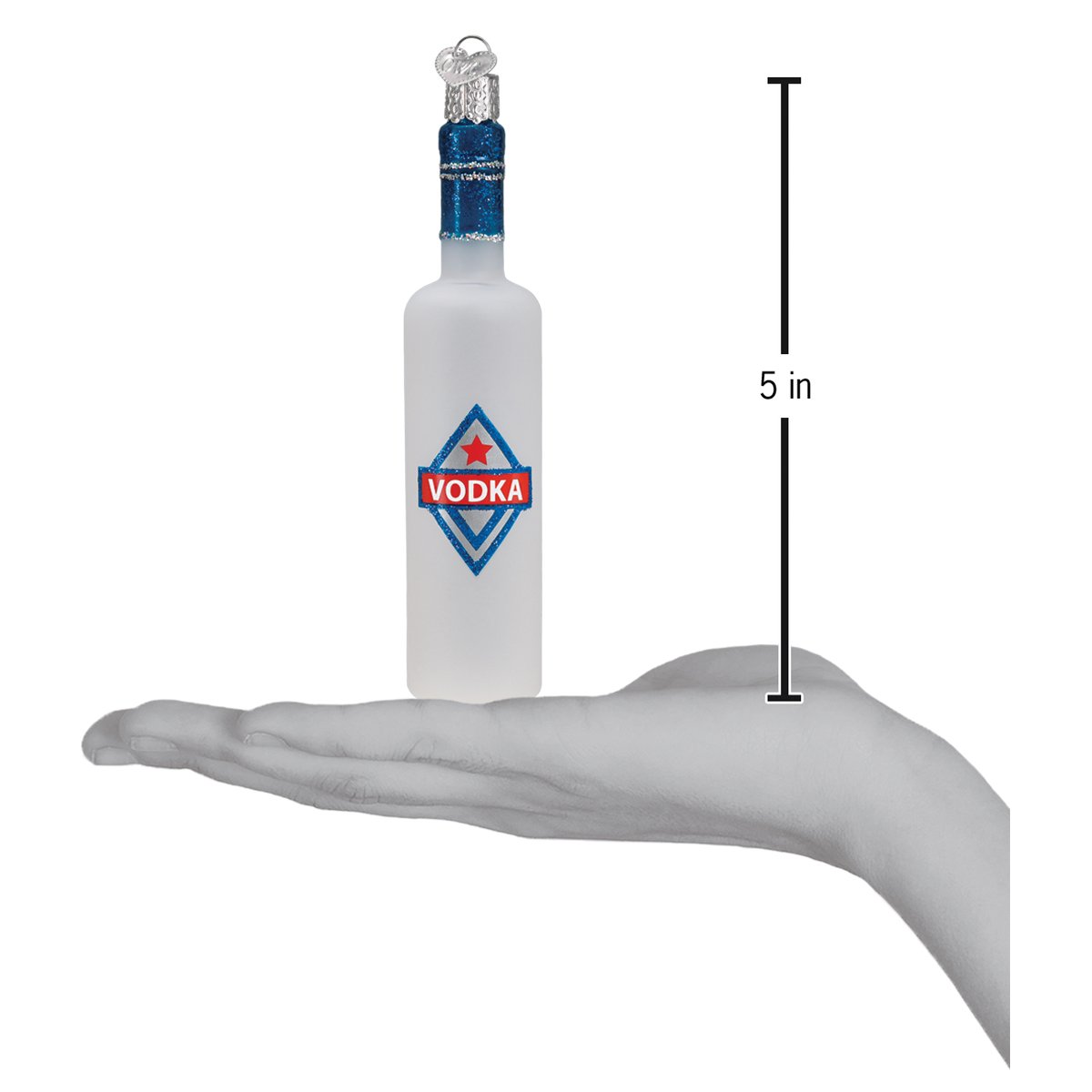 Vodka Bottle Ornament - Southlake Paws
