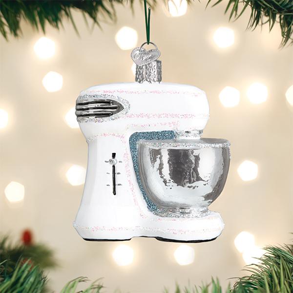 White Mixer Ornament - Southlake Paws