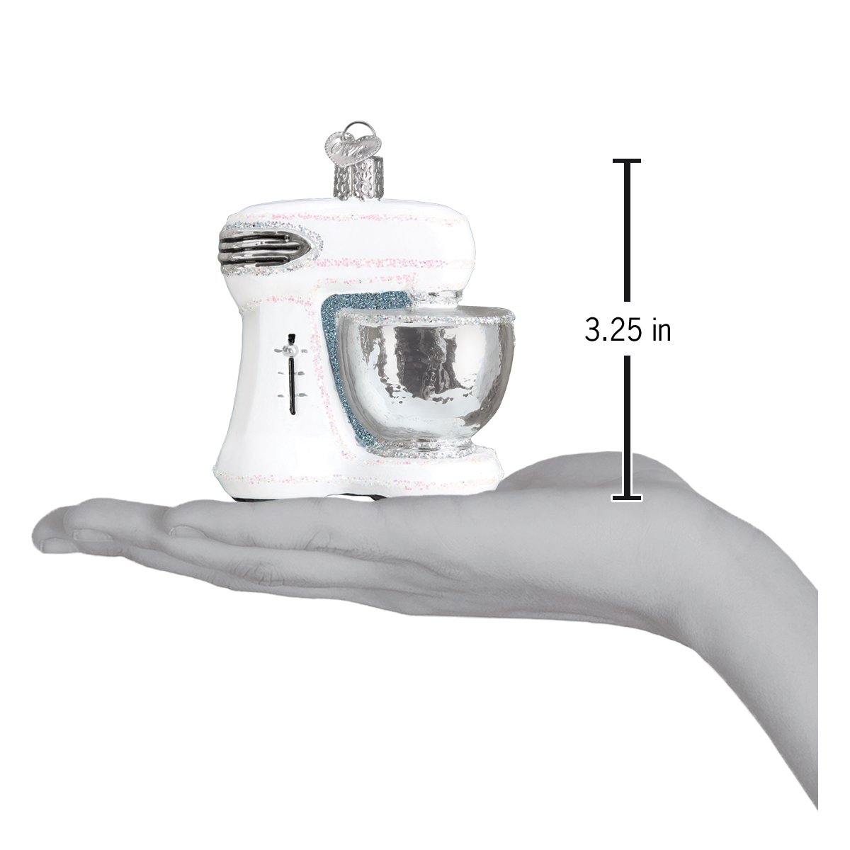 White Mixer Ornament - Southlake Paws