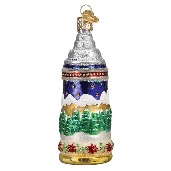 German Stein Ornament - Southlake Paws
