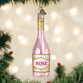 Load image into Gallery viewer, Rose Wine Ornament - Southlake Paws
