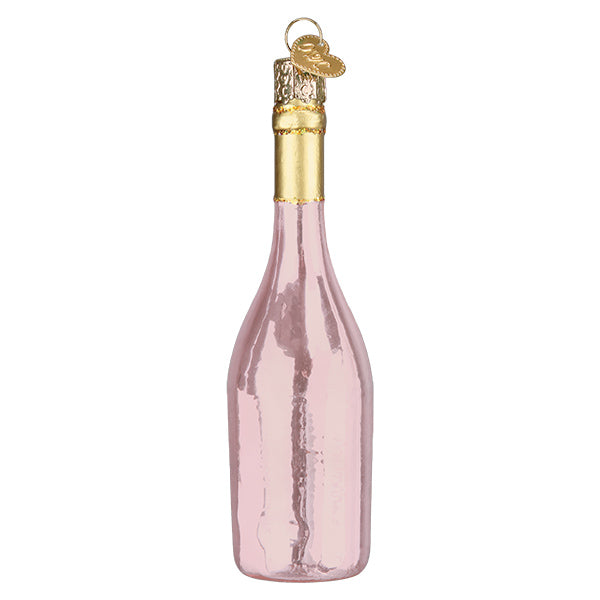 Rose Wine Ornament - Southlake Paws