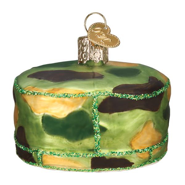 Army Cap Ornament - Southlake Paws