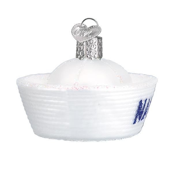 Navy Cap Ornament - Southlake Paws