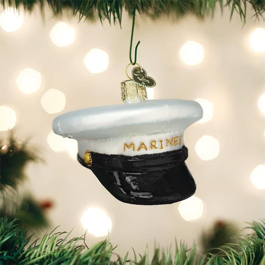 Marine's Cap Ornament - Southlake Paws