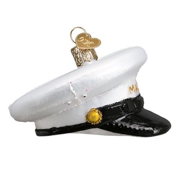 Marine's Cap Ornament - Southlake Paws