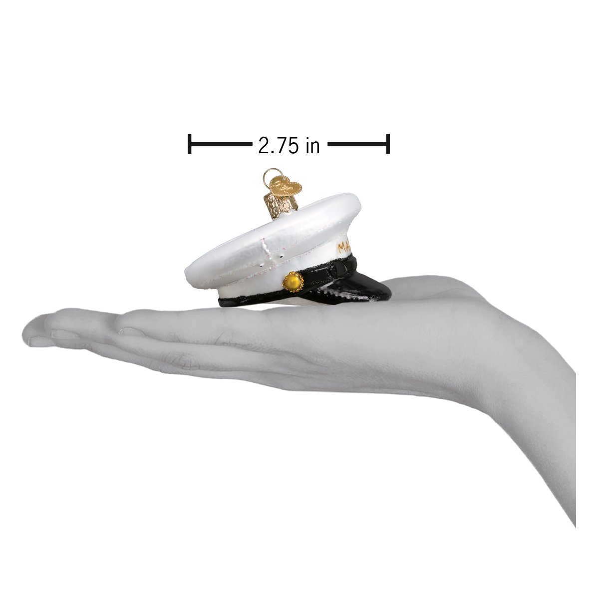 Marine's Cap Ornament - Southlake Paws
