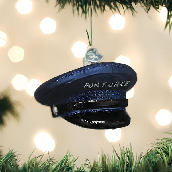 Air Force Cap Ornament - Southlake Paws