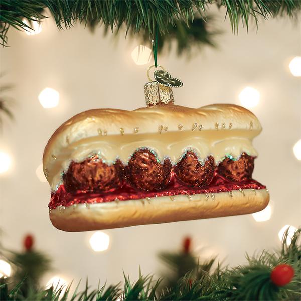 Meatball Sandwich Ornament - Southlake Paws